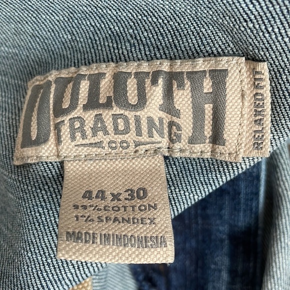 Men’s Duluth Trading Relaxed Fit Flex Ballroom Jeans 44x30 - Picture 7 of 8